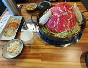 남양주 호평동 맛집 청담물갈비 평내호평역점에서 점심 식사