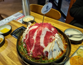 청담물갈비 천안쌍용점에서 산더미물갈비 먹고 왔어요!